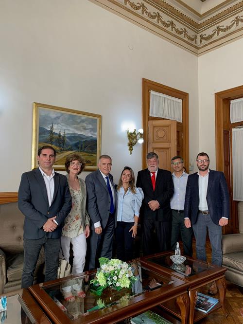 El gobernador, Osvaldo Jaldo, se reunió con miembros de la Unión Industrial de Tucumán