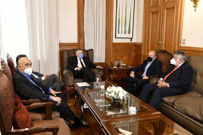 La UIT y Santista Argentina fueron recibidos por Jaldo